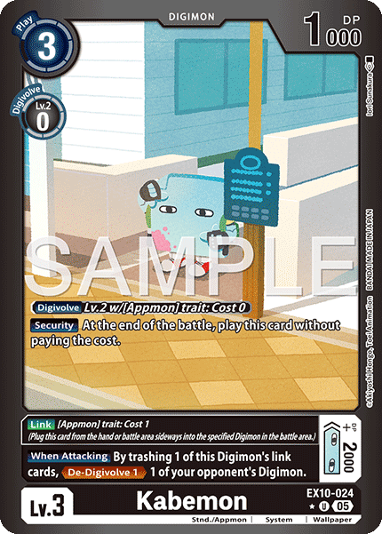 Kabemon (EX10-024) (Limited Foil)
