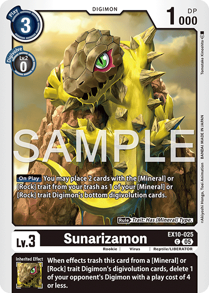 Sunarizamon (EX10-025)