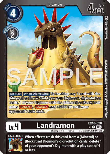 Landramon (EX10-028) (Limited Foil)