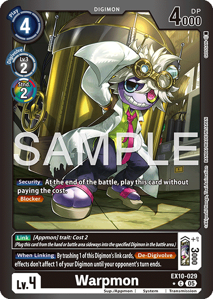 Warpmon (EX10-029) (Limited Foil)