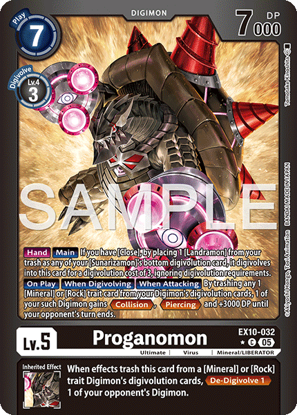 Proganomon (EX10-032) (Limited Foil)