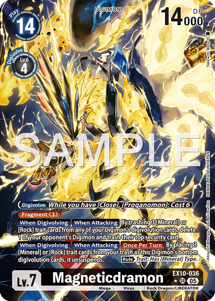 Magneticdramon (EX10-036) (Alternate Art)