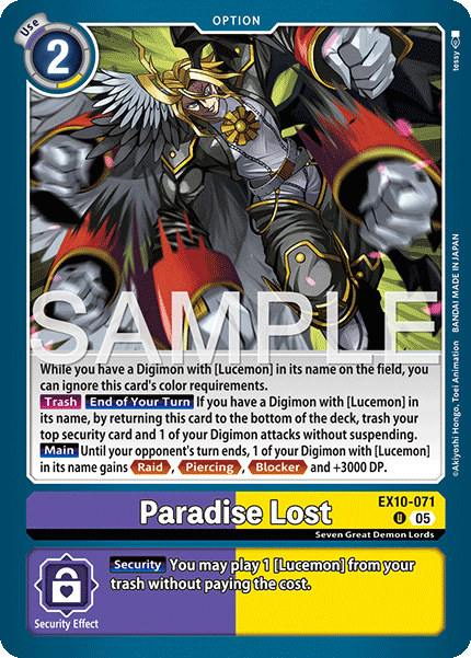 Paradise Lost (EX10-071)