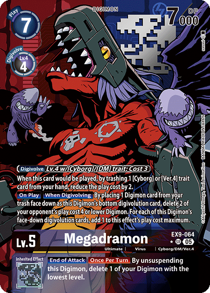 Megadramon (EX9-064) (Alternate Art)