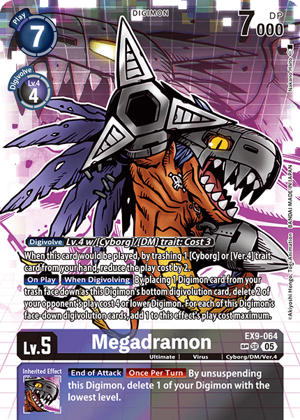 Megadramon (EX9-064) (Special Rare)