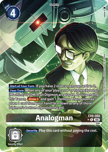 Analogman (EX9-068) (Alternate Art)