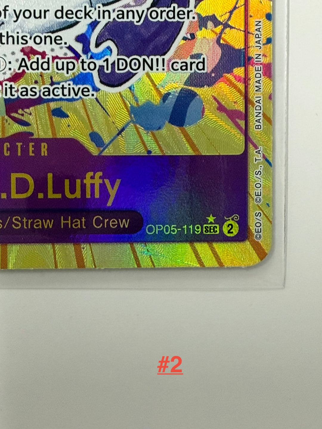 Monkey.D.Luffy - OP05-119 SEC (Alternative Art)