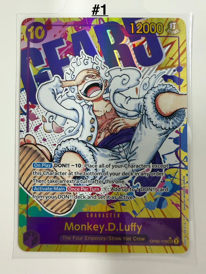 Monkey.D.Luffy - OP05-119 SEC (Alternative Art)