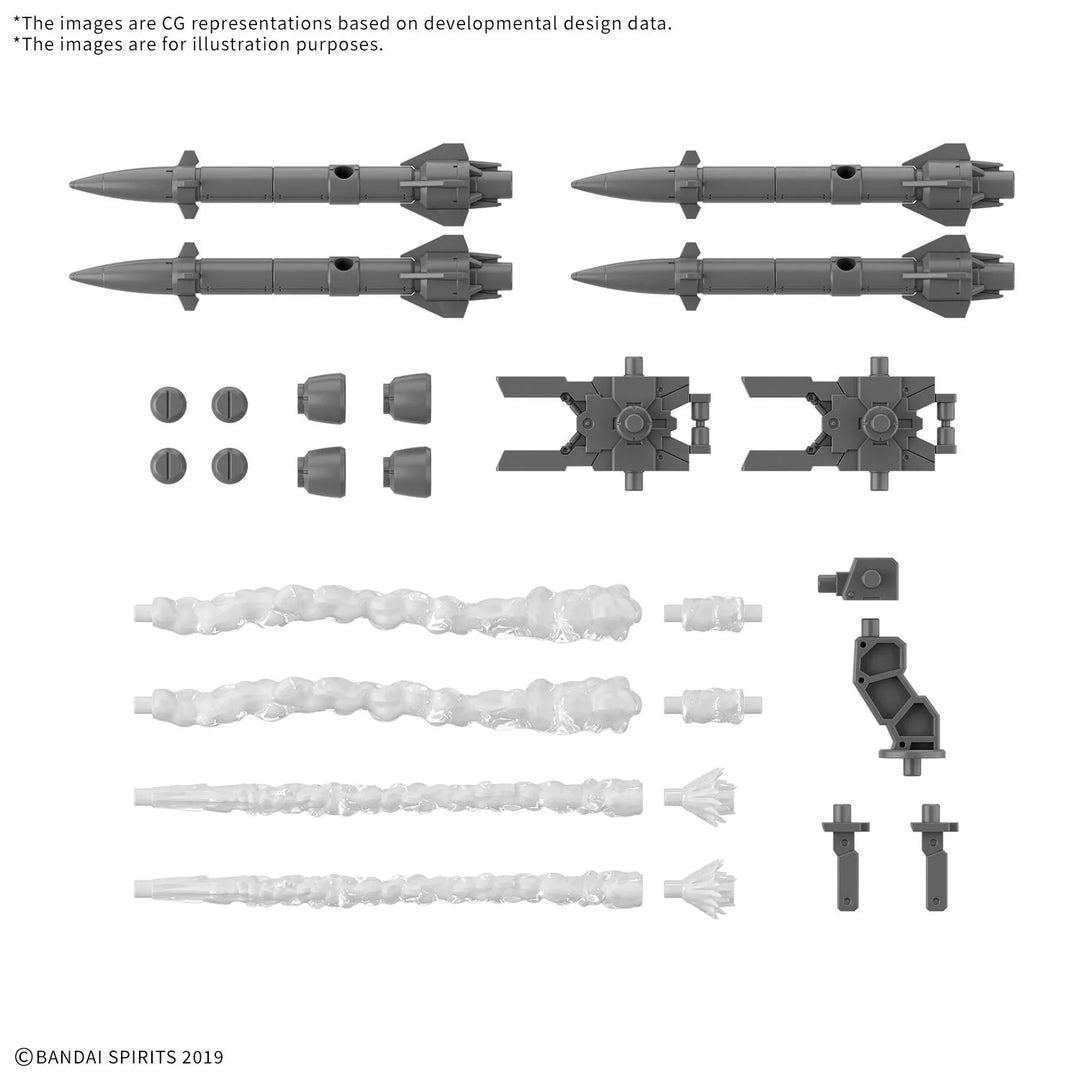30MM 1/144 Option Parts Set 21 (Multi Missile 1)