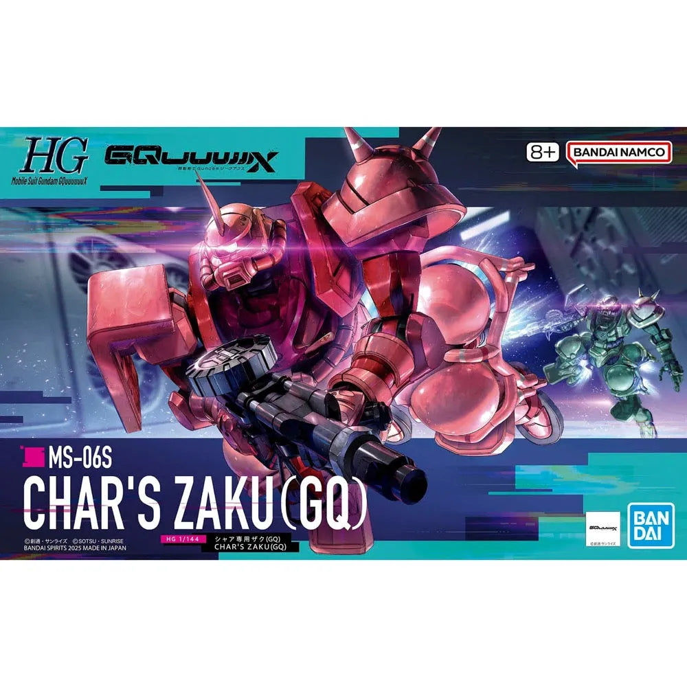 HG 1/144 CHAR'S ZAKU (GQ)