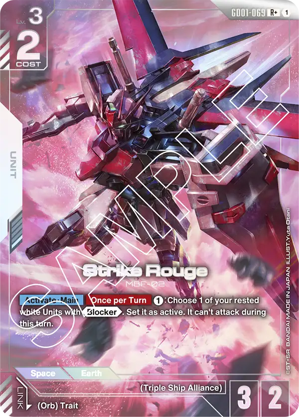 Strike Rouge (GD01-069) (Alternative Art)