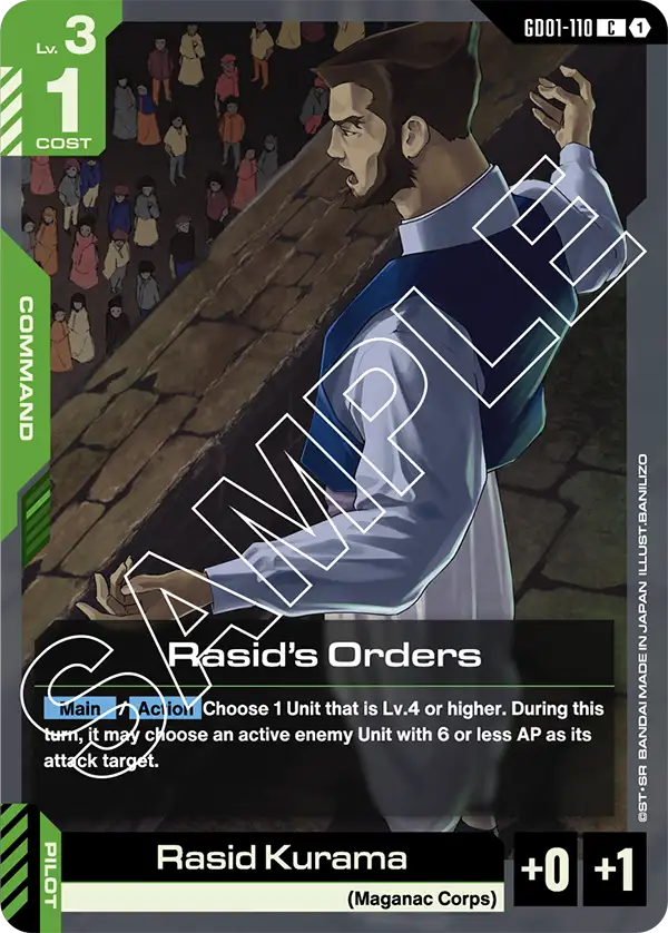 Rasid's Orders / Rasid Kurama (GD01-110)
