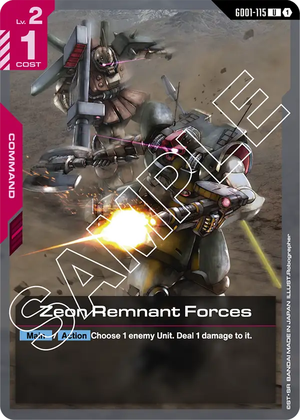 Zeon Remnant Forces (GD01-115)