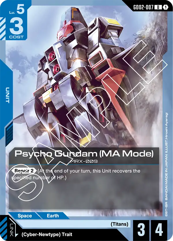 Psycho Gundam (MA Mode) (GD02-007)