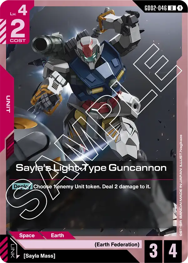 Sayla's Light-Type Guncannon (GD02-046)
