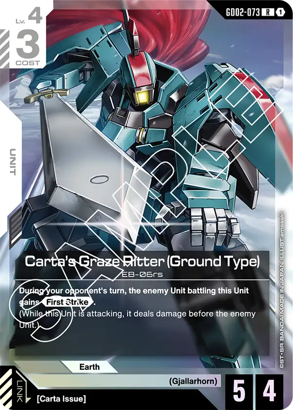 Carta's Graze Ritter (Ground Type) (GD02-073)