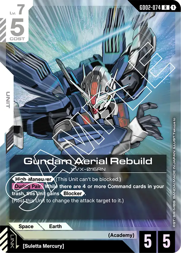 Gundam Aerial Rebuild (GD02-074)