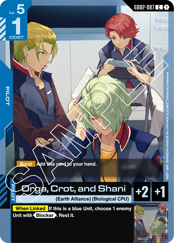 Orga, Crot, and Shani (GD02-087)