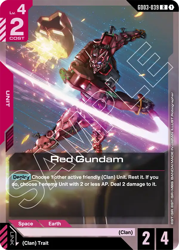 Red Gundam (GD03-039)