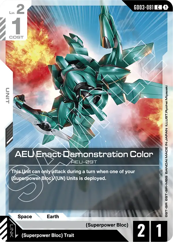 AEU Enact Demonstration Color (GD03-081)