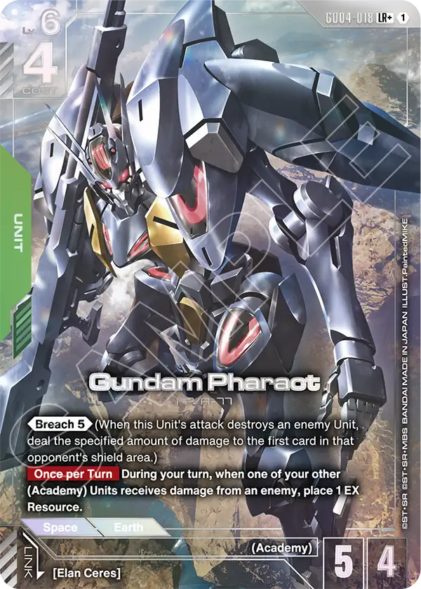 Gundam Pharact (GD04-018) (LR+) (Alternative Art)