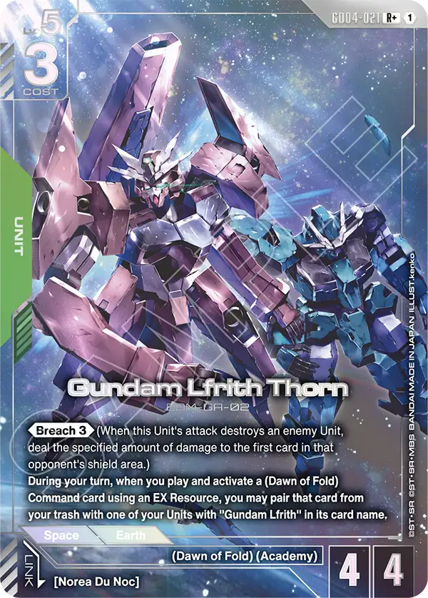 Gundam Lfrith Thorn (GD04-021) (R+) (Alternative Art)