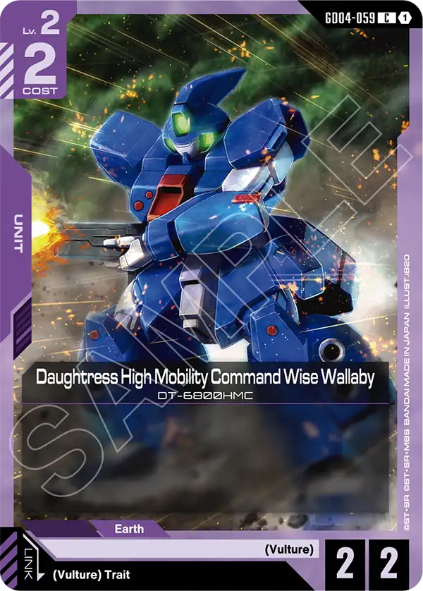 Daughtress High Mobility Command Wise Wallaby  (GD04-059)