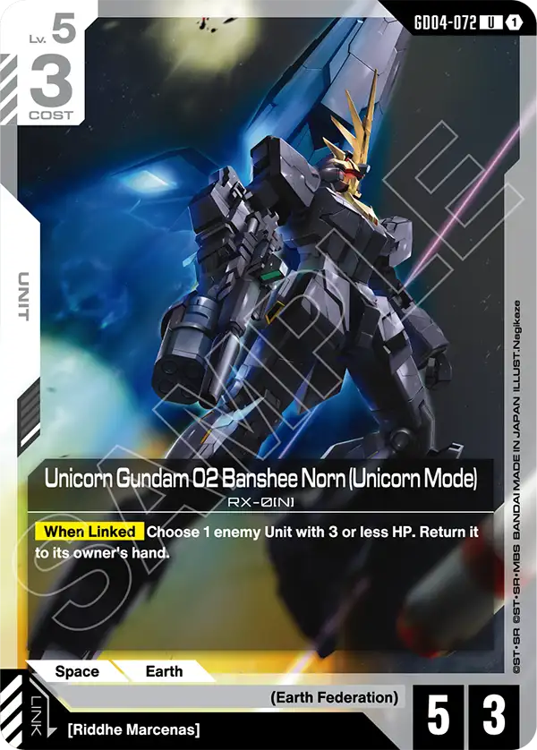 Unicorn Gundam 02 Banshee Norn (Unicorn Mode) (GD04-072)