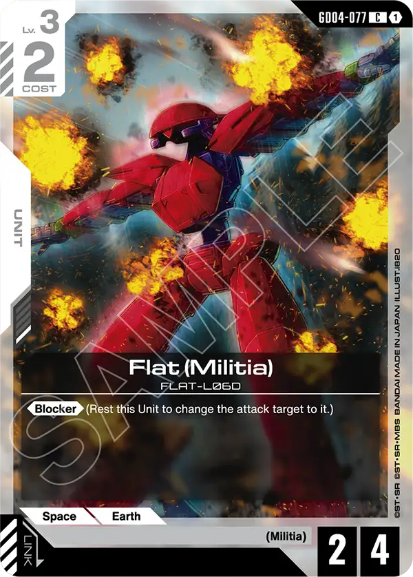 Flat (Militia) (GD04-077)