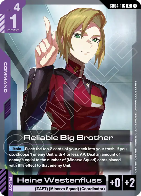 Reliable Big Brother / Heine Westenfluss (GD04-116)