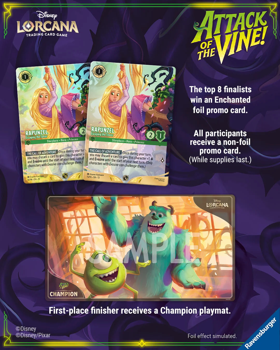 Disney Lorcana - Attack of the Vine - Set 13 Store Champs - Sat 5th Sept - 10:00am