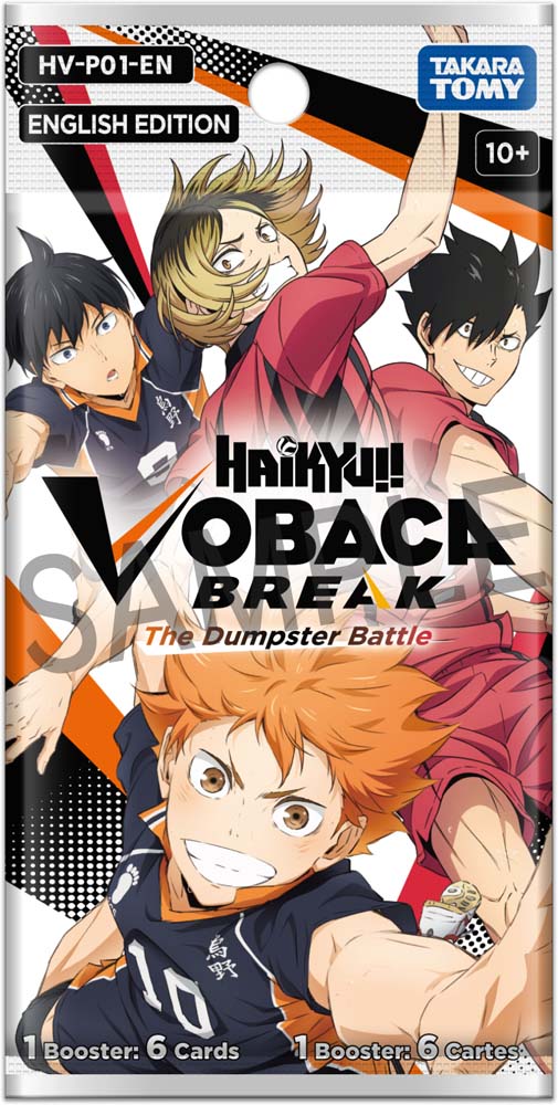 Haikyu!! Vobaca Break: The Dumpster Battle TCG - Booster Pack [Pre-order]