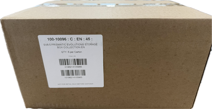 POKÉMON TCG Scarlet & Violet 8.5 Prismatic Evolutions Surprise Box Sealed Case