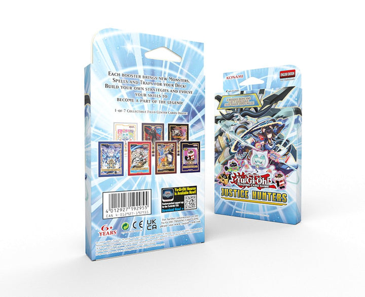 YuGiOh Justice Hunters - 7 x Card 3 Pack Tuckbox