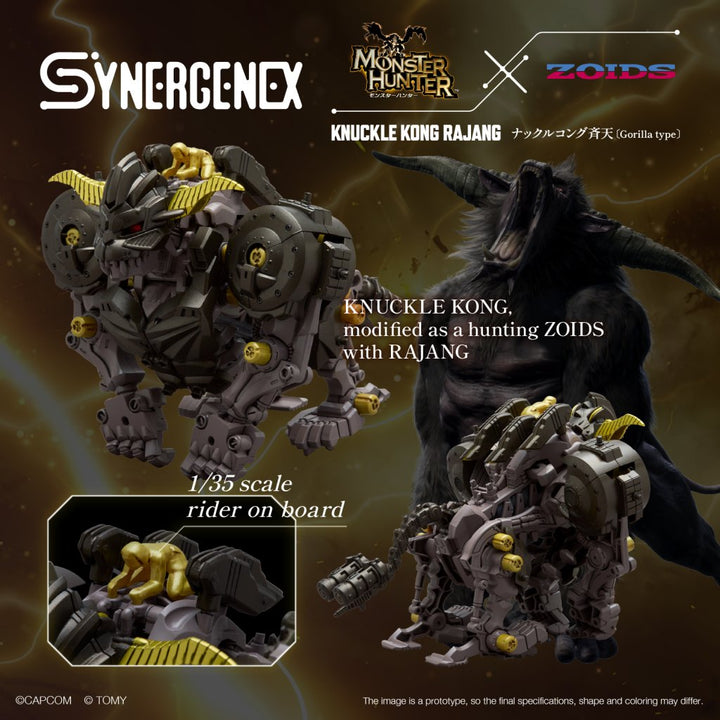 Kotobukiya 1/35 Zoids Monster Hunter X Zoids Knuckle Kong Rajang