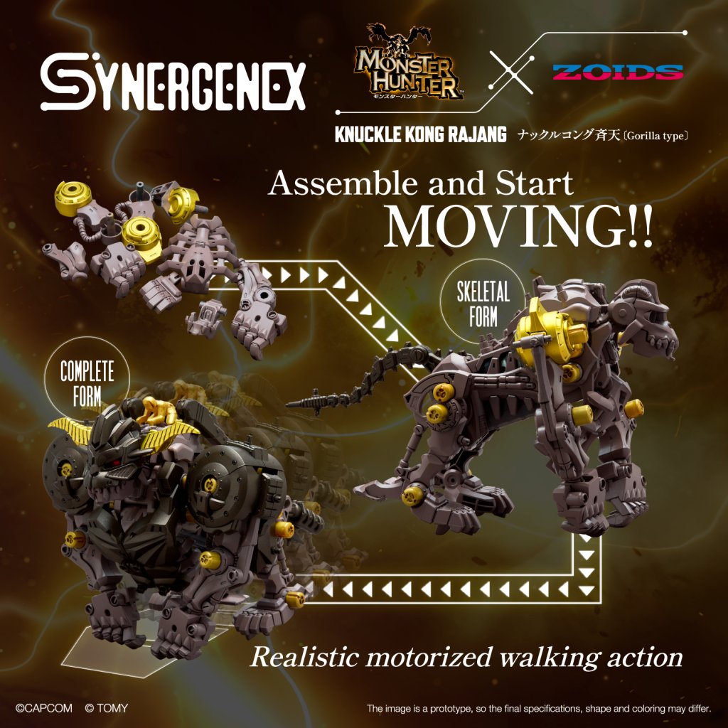 Kotobukiya 1/35 Zoids Monster Hunter X Zoids Knuckle Kong Rajang