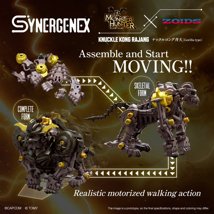 Kotobukiya 1/35 Zoids Monster Hunter X Zoids Knuckle Kong Rajang