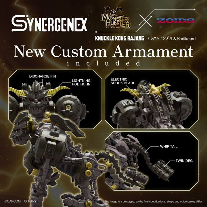 Kotobukiya 1/35 Zoids Monster Hunter X Zoids Knuckle Kong Rajang