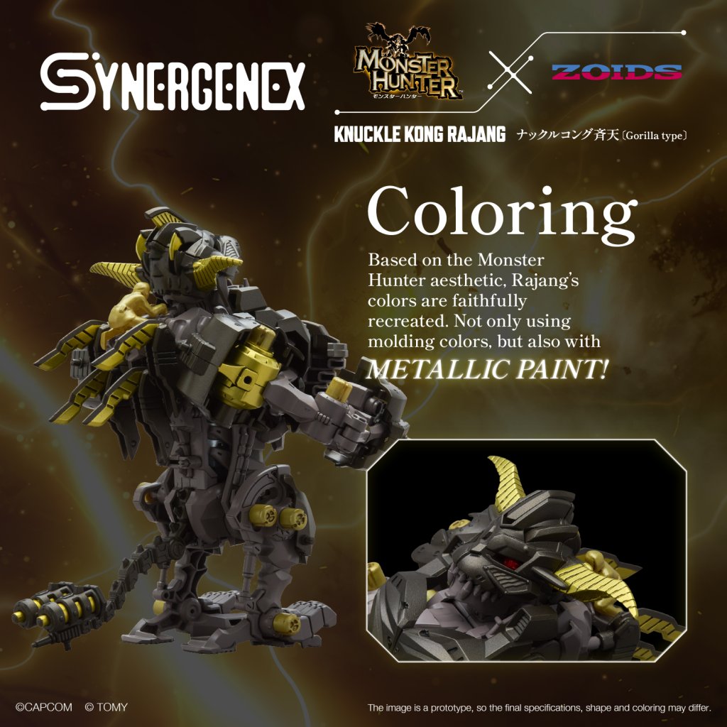 Kotobukiya 1/35 Zoids Monster Hunter X Zoids Knuckle Kong Rajang