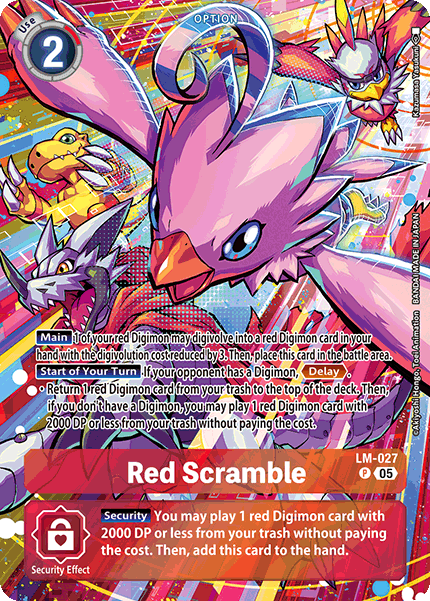Red Scramble (ST-21) (LM-027) (Alternate Art)