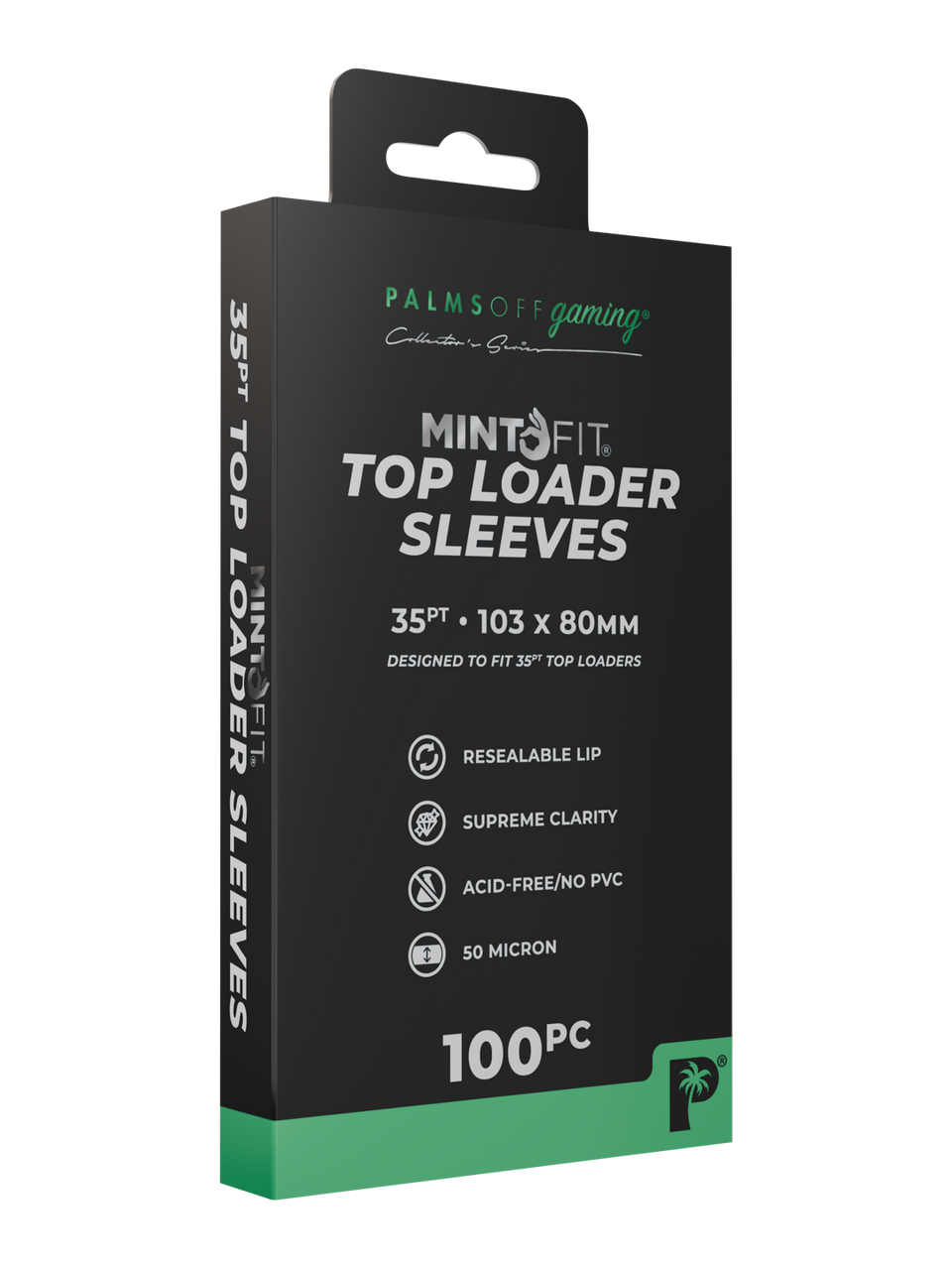 MintFit Top Loader Sleeves - 35pt - 100pc