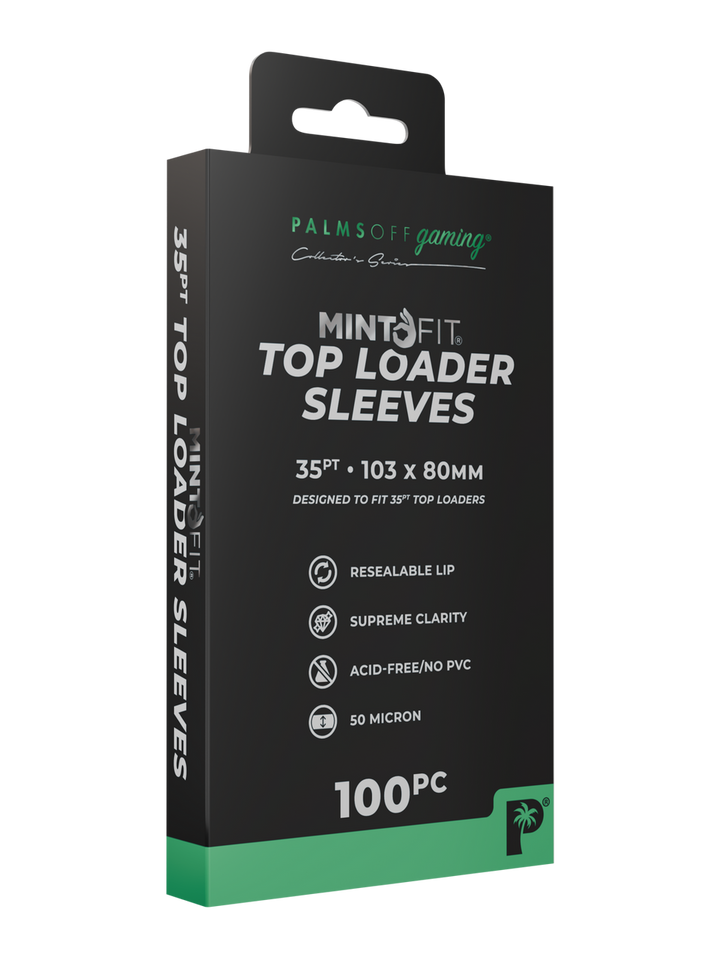 MintFit Top Loader Sleeves - 35pt - 100pc