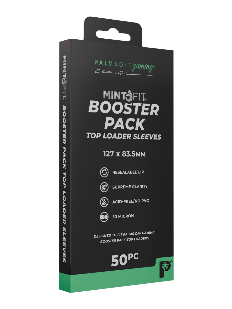 MintFit Booster Pack Top Loader Sleeves - 50pc