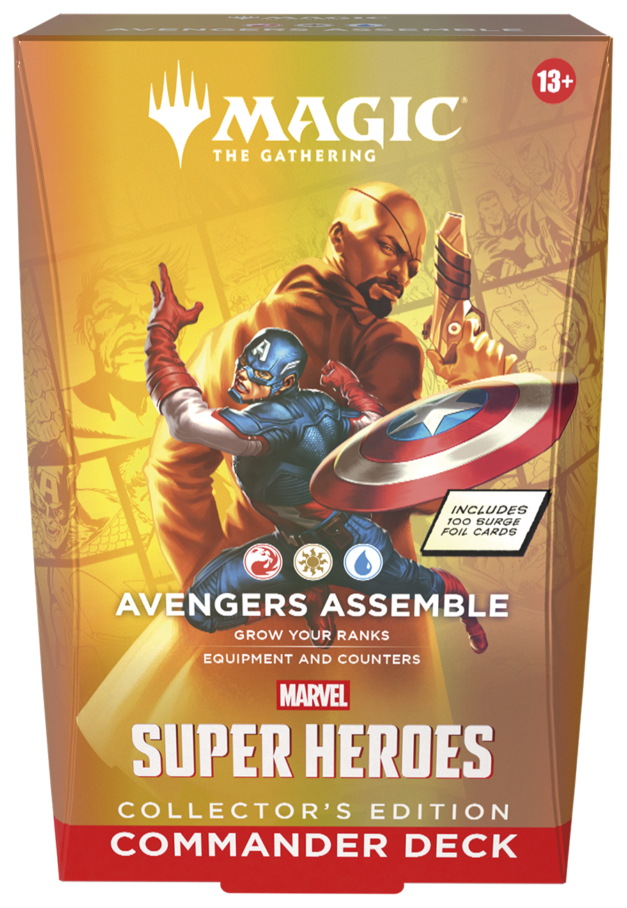 Magic Marvel Super Heroes - Collector Commander Deck Display [Pre-order]