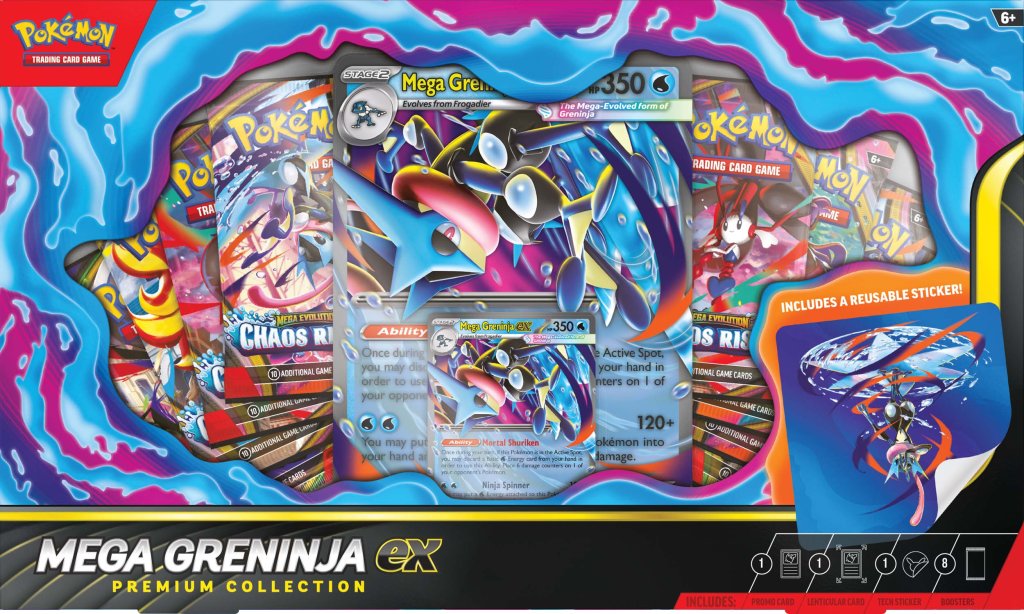 Pokémon TCG: Mega Evolution Mega Greninja ex Premium Collection [Pre-order] (Pick-up Only)