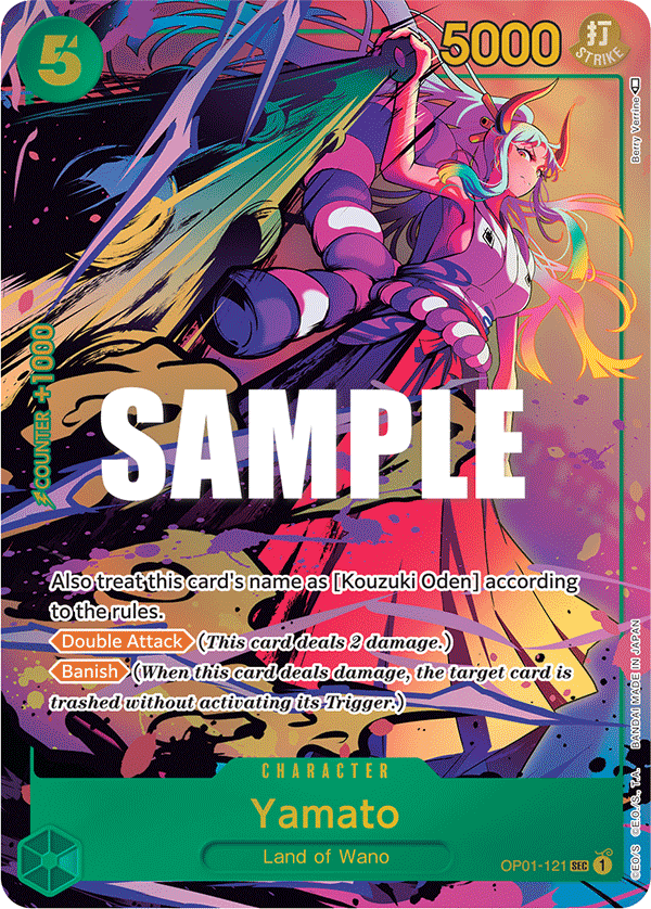 Yamato - OP01-121 SEC (Alternate Art) (OP01)
