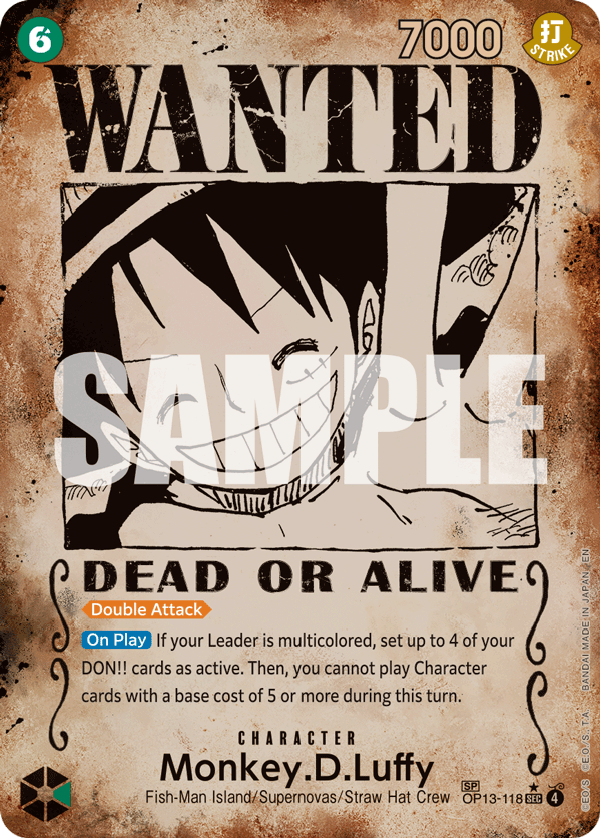 Monkey.D.Luffy - OP13-118 SP