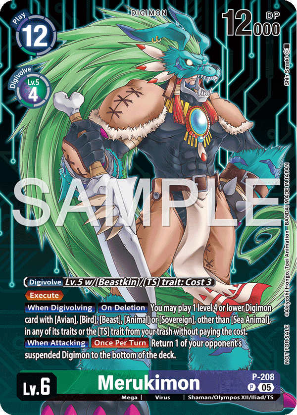 Merukimon (P-208) (Box Topper)