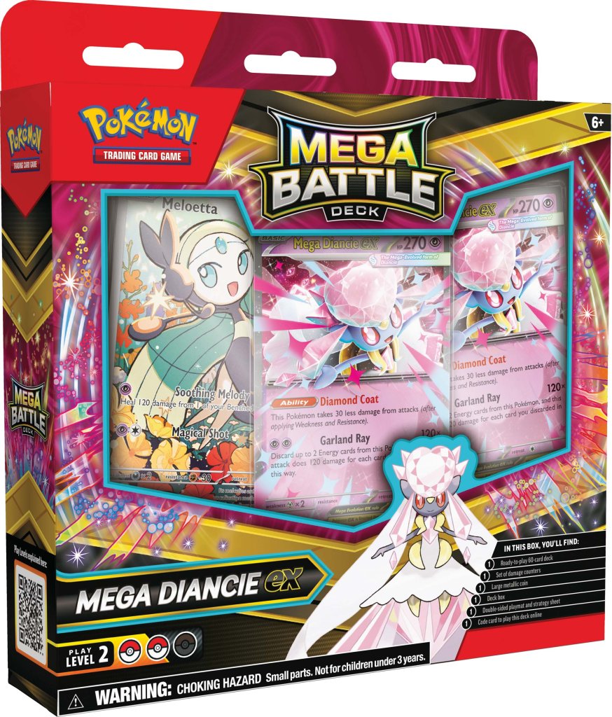 Pokémon TCG: Mega Battle Deck—Mega Gengar ex / Mega Diancie ex (Pair)
