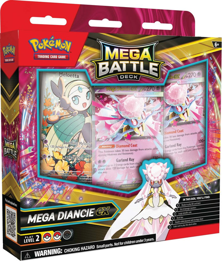 Pokémon TCG: Mega Battle Deck—Mega Gengar ex / Mega Diancie ex (Pair)